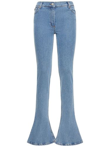 Flared Low Rise Cotton Denim Jeans - MAGDA BUTRYM - Modalova