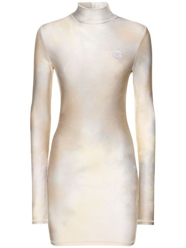 High Neck Fitted Jersey Mini Dress - COPERNI - Modalova