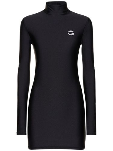 High Neck Fitted Jersey Mini Dress - COPERNI - Modalova