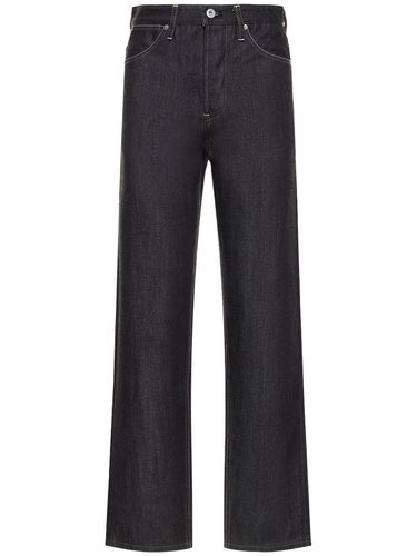 Raw Cotton Denim Straight Jeans - JIL SANDER - Modalova