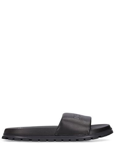 Leather Slide Sandals - MARC JACOBS - Modalova