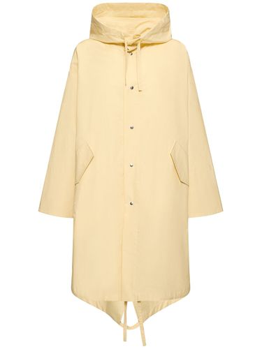 Logo Printed Cotton Canvas Parka - JIL SANDER - Modalova