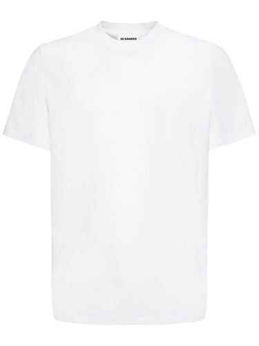 Camiseta De Algodón Jersey - JIL SANDER - Modalova