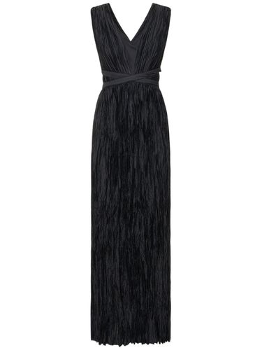 Mona Pleated Tech Long Gown - ULLA JOHNSON - Modalova