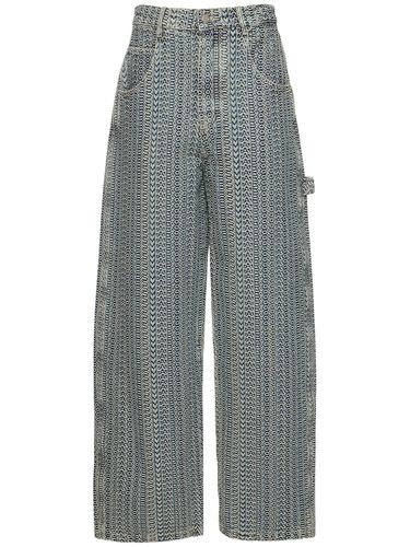 Monogramm-malerhose Aus Denim - MARC JACOBS - Modalova