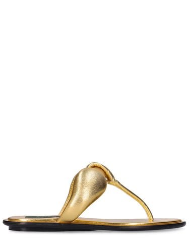 Mm Laminated Leather Thong Sandals - PUCCI - Modalova