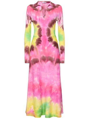 Beryl Tie Dye Cashmere Knit Midi Dress - GABRIELA HEARST - Modalova