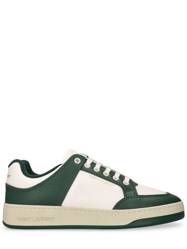 Mm Sl61 Low Top Leather Sneakers - SAINT LAURENT - Modalova