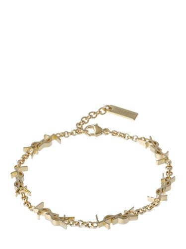 Cassandre Brass Multi Ysl Bracelet - SAINT LAURENT - Modalova