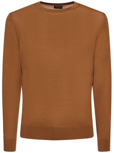 High Performance Wool Crewneck Sweater - ZEGNA - Modalova