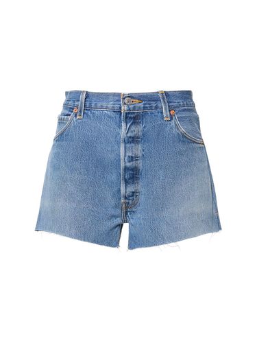 Levi's High Rise Cotton Denim Shorts - RE/DONE - Modalova