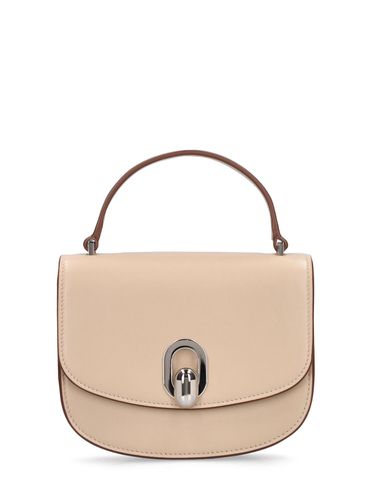 Mini Tondo Leather Top Handle Bag - SAVETTE - Modalova