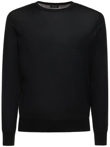 High Performance Wool Crewneck Sweater - ZEGNA - Modalova