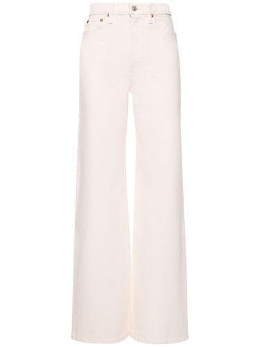 S Ultra High Rise Wide Cotton Jeans - RE/DONE - Modalova