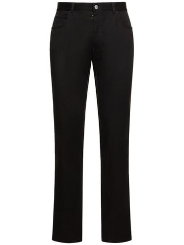 Jeans In Gabardina Di Cotone Stretch - MAISON MARGIELA - Modalova