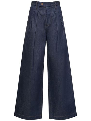 Raw Denim-jeans Mit Hohem Bund Und Weitem Bein - AMIRI - Modalova