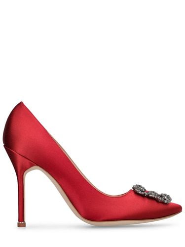 Mm Hangisi Satin Pumps - MANOLO BLAHNIK - Modalova