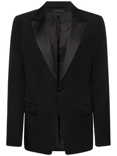 Double Breasted Wool Tuxedo Jacket - LANVIN - Modalova