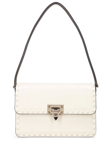 Rockstud Leather Shoulder Bag - VALENTINO GARAVANI - Modalova