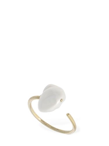 Portami Via 9kt Gold & Pearl Ring - LIL MILAN - Modalova