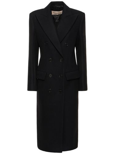 Double Breasted Wool Blend Long Coat - ALEXANDRE VAUTHIER - Modalova