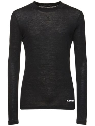 Lightweight Long Sleeve T-shirt - JIL SANDER - Modalova