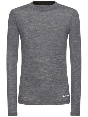 Lightweight Long Sleeve T-shirt - JIL SANDER - Modalova