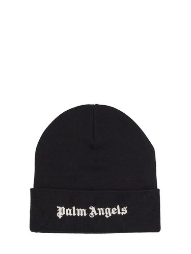 Classic Logo Wool Beanie - PALM ANGELS - Modalova