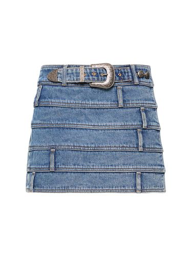 Dua Multi Waist Denim Mini Skirt - ANDERSSON BELL - Modalova