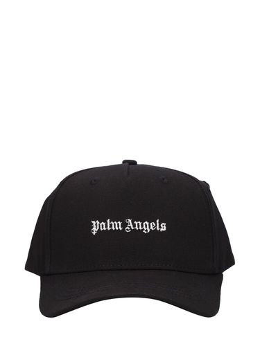 Classic Logo Cotton Baseball Cap - PALM ANGELS - Modalova