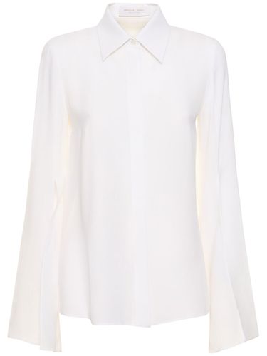 Silk Georgette Shirt - MICHAEL KORS COLLECTION - Modalova