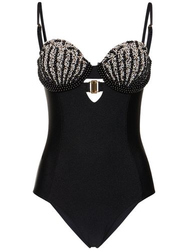 Shell Beaded Stretch Tech Bodysuit - PATBO - Modalova