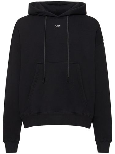 Off Stamp Skate Cotton Hoodie - OFF-WHITE - Modalova