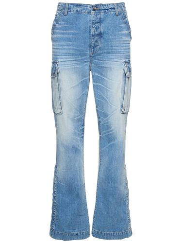 M65 Cargo Kick Flare Cotton Jeans - AMIRI - Modalova