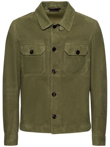 Lightweight Suede Outershirt - TOM FORD - Modalova