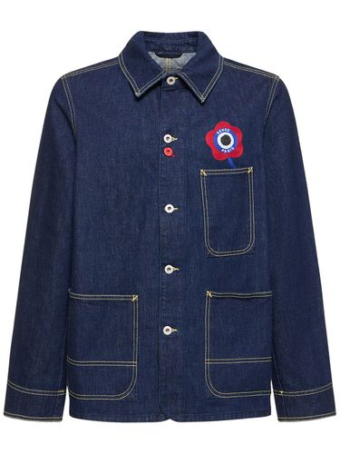 Target Cotton Denim Jacket - KENZO PARIS - Modalova