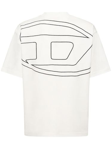 T-shirt Aus Baumwolle Mit Druck „oval-d“ - DIESEL - Modalova