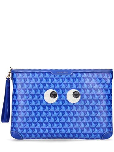 I Am A Plastic Bag Eyes Clutch - ANYA HINDMARCH - Modalova