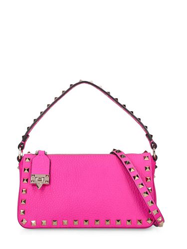 Small Rockstud Leather Shoulder Bag - VALENTINO GARAVANI - Modalova