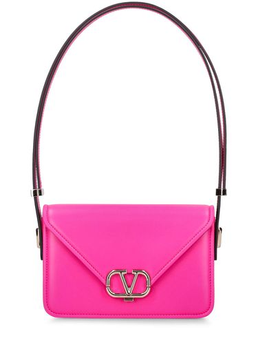 Small V Logo Leather Shoulder Bag - VALENTINO GARAVANI - Modalova