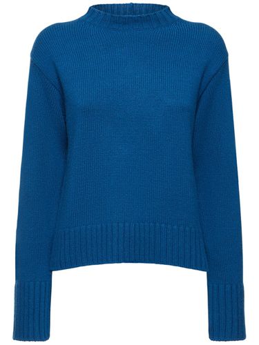 Cashmere Blend Knit Crewneck Sweater - JIL SANDER - Modalova