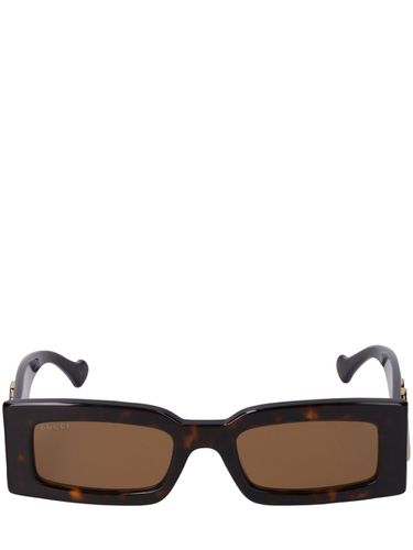 Gg1425s Rectangular Acetate Sunglasses - GUCCI - Modalova