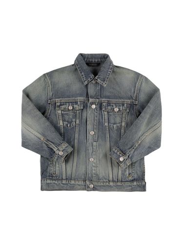 Chaqueta De Algodón Denim - BALENCIAGA - Modalova