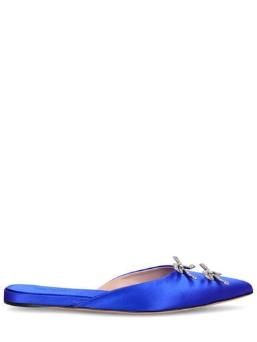 Mm Satin Flat Mules - GIAMBATTISTA VALLI - Modalova