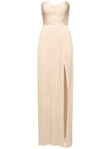 Carla Silk Tulle Strapless Long Dress - MARIA LUCIA HOHAN - Modalova