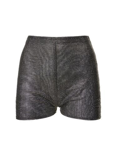 Crystal Embellished Mini Shorts - GIUSEPPE DI MORABITO - Modalova