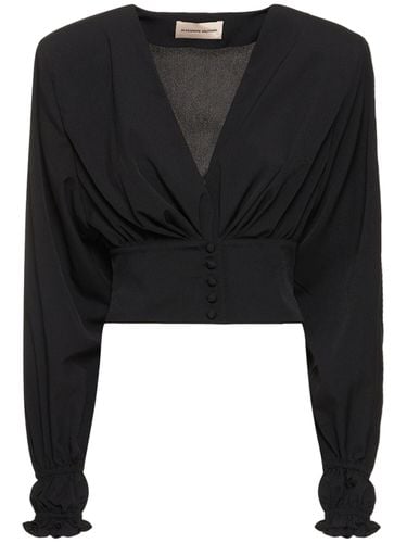 Crop-top Aus Krepp - ALEXANDRE VAUTHIER - Modalova