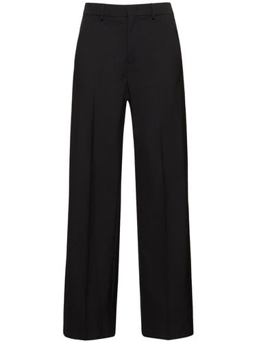 Tailored Wool Straight Pants - VALENTINO - Modalova