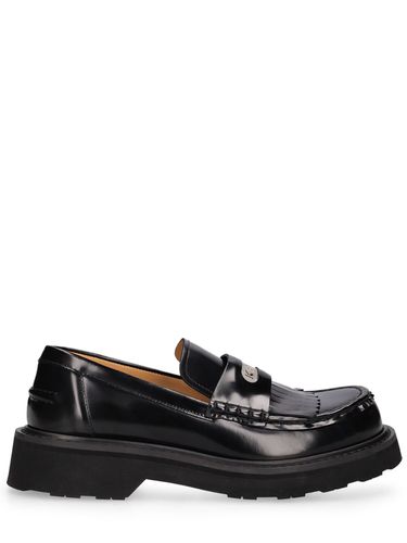 Mm Kenzosmile Leather Loafers - KENZO PARIS - Modalova