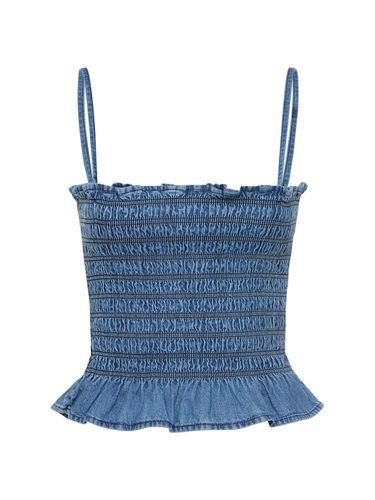 Crop Top Daline In Denim Di Cotone - MARANT ETOILE - Modalova